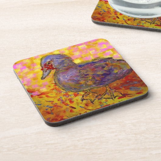 Muscovy Duck Getränkeuntersetzer (Linke Seite)