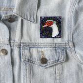 Muscovy Duck Head White Button (Beispiel)