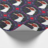 Muscovy Duck Head White Geschenkpapier (Ecke)