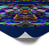 Muscovy Duck Head White Poster (Ecke)