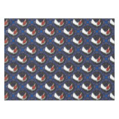 Muscovy Duck Head White Tischdecke (Vorderseite (Horizontal))