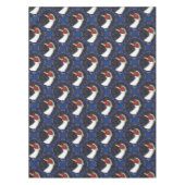 Muscovy Duck Head White Tischdecke (Vorderseite)