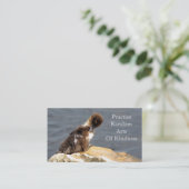 Muscovy Duckling - RAOK Cards (Größe der Visitenka Visitenkarte (Stehend Vorderseite)