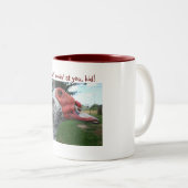 Muscovy-Enten-Tasse Zweifarbige Tasse (VorderseiteRechts)