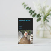 Muscovy Heaven Visitenkarte (Stehend Vorderseite)