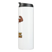 Muscular Turkey Gym Champion Funny Erntedank Cl Thermosbecher (Nach rechts gedreht)