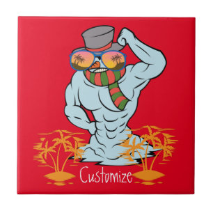 Musculus Snowman Tropical Vacation Thunder_Cove Fliese