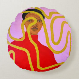 Muse #1 rundes kissen