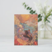 Muse auf Pegasus Postkarte (Stehend Vorderseite)