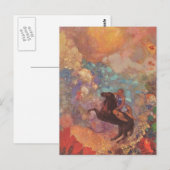 Muse auf Pegasus Postkarte (Vorne/Hinten)