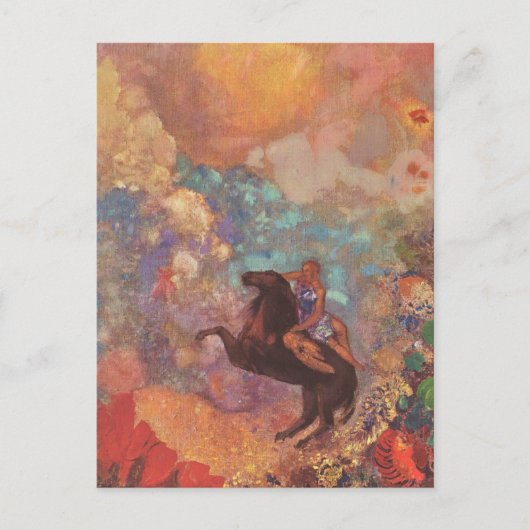 Muse auf Pegasus Postkarte (Vorderseite)