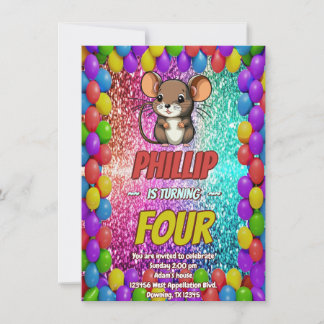 Muse Custom Charakter Geburtstag einladen Einladung