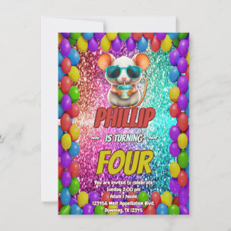 Muse Custom Charakter Geburtstag einladen Einladung