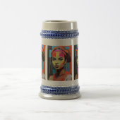 Muse in Color - Art Beer Stein Bierglas (Mittel)