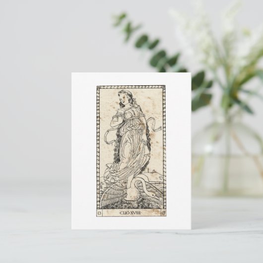 Muse Klio Clio Geschichte Postkarte (Stehend Vorderseite)