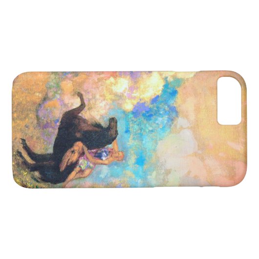 Muse on Pegasus, Redon Case-Mate iPhone Hülle (Rückseite (Horizontal))