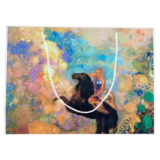 Muse on Pegasus, Redon Große Geschenktüte (Rückseite)