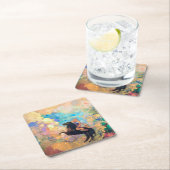 Muse on Pegasus, Redon Rechteckiger Pappuntersetzer (Vor Ort)