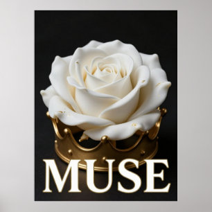 MUSE White Rose Gold Mode Poster