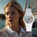 Muse XI Sport Watch Armbanduhr<br><div class="desc">Ein einzigartiges Design,  das einer Perlmutt ähnelt,  macht Ihr Aussehen besonders,  elegant,  stilvoll und erinnert Sie an angenehme Augenblicke,  die mit dem Meer verbunden sind.</div>