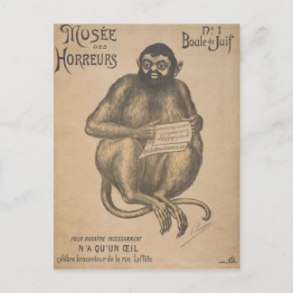 Musee Des Horreurs Rodent Man Vintag Postkarte