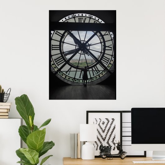 Musée d'Orsay Clock Poster Print (Heimbüro)