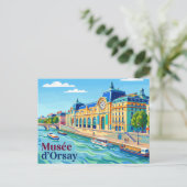 Musée d'Orsay Frankreich Postkarte (Stehend Vorderseite)