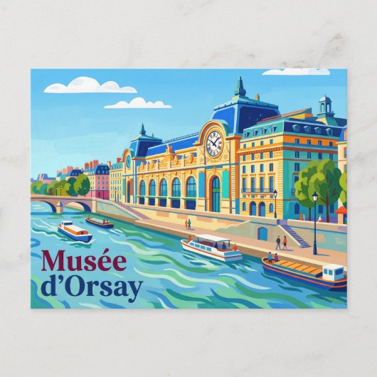 Musée d'Orsay Frankreich Postkarte (Vorderseite)