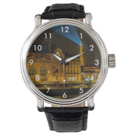 Musée d'Orsay in Paris nachts Armbanduhr