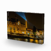 Musée d'Orsay in Paris nachts Fotoblock (Rechts)