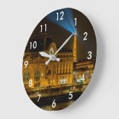 Musée d'Orsay in Paris nachts Große Wanduhr (Winkel)