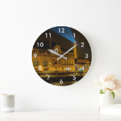 Musée d'Orsay in Paris nachts Große Wanduhr (Zuhause)