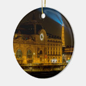 Musée d'Orsay in Paris nachts Keramik Ornament (Links)