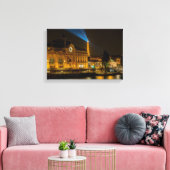 Musée d'Orsay in Paris nachts Leinwanddruck (Insitu (Wohnzimmer))