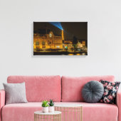 Musée d'Orsay in Paris nachts Leinwanddruck (Insitu (Wohnzimmer))