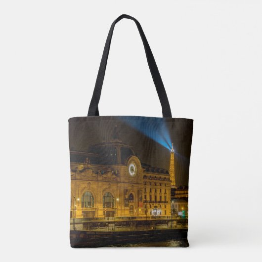 Musée d'Orsay in Paris nachts Tasche (Rückseite)