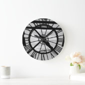 Musée d'Orsay mit Sacré Coeur Große Wanduhr (Zuhause)