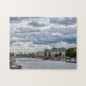 Musée d'Orsay und Seine river - Paris, Frankreich Puzzle (Horizontal)