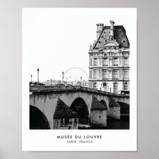Musée du Louvre Paris | Posterdruck für Fotografie Poster (Vorne)