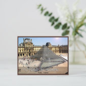Musee du Louvre Postkarte (Stehend Vorderseite)