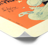 MUSEE GREVIN PARIS Jules Cheret Altes französische Poster (Ecke)