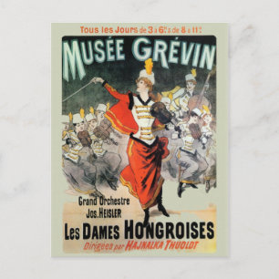 Musee Grevin Reissue Vintag Postkarte