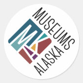 Museen Alaska Stickers (Vorderseite)