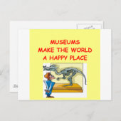Museen Postkarte (Vorne/Hinten)