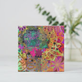 Muselmanin Feiertagskarte (Stehend Vorderseite)