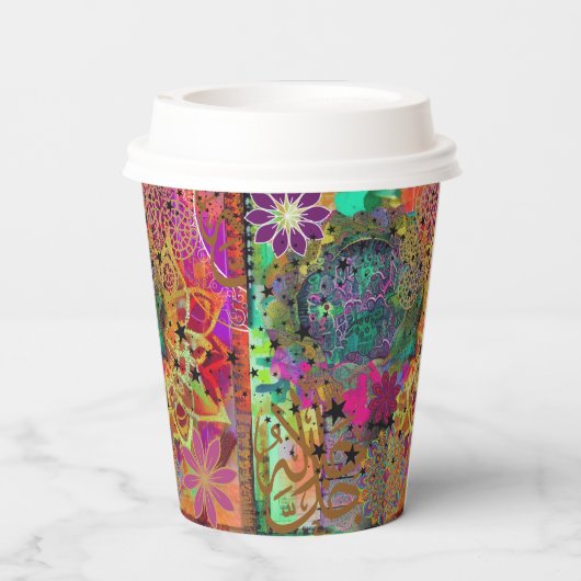 Muselmanin Pappbecher (Rückseite)