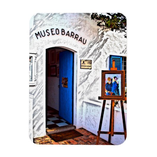 Museo Barrau, Santa Eulalia, Ibiza Magnet (Vertikal)