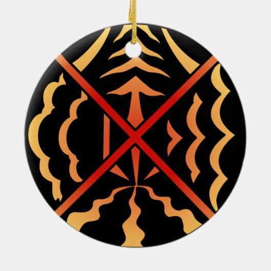 Museo Cantonale d'Arte Keramik Ornament (Hinten)