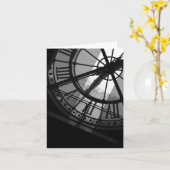 Museo d'Orsay Clock Card Karte (Gelbe Blume)