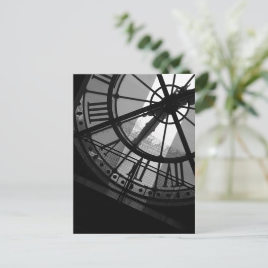 Museo d'Orsay Clock Postkarte (Stehend Vorderseite)
